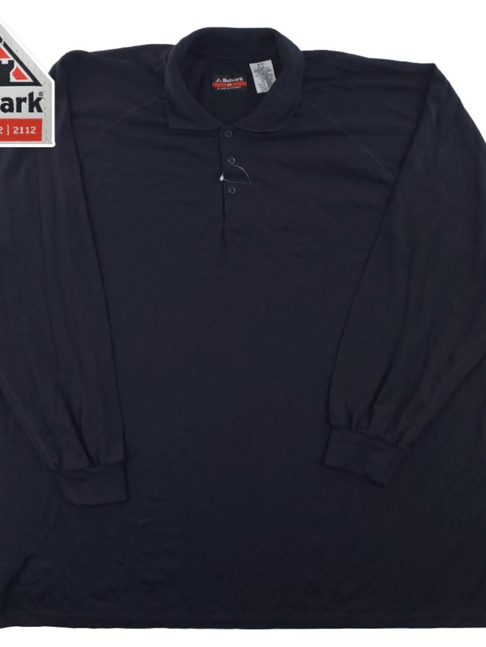 Bulwark FR Shirt Polo Flame Resistant CAT 2 Collared NFPA Navy Men's 4XL NWOT